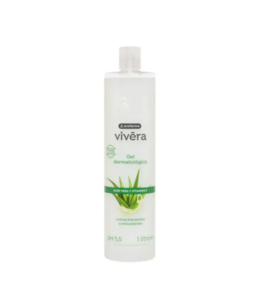 ACOFARMA VIVERA GEL ALOE VERA Y VITAMINA E 1 LITRO