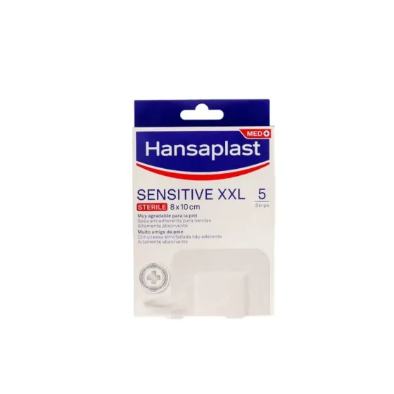 HANSAPLAST APOSITO SENSITIVE XXL 6 x 7 CM 5 UNIDADES