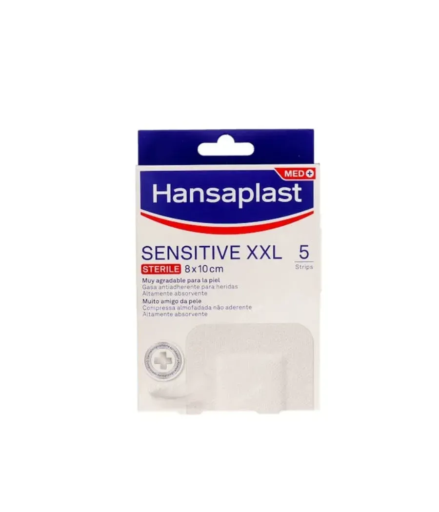 HANSAPLAST APOSITO SENSITIVE XXL 6 x 7 CM 5 UNIDADES