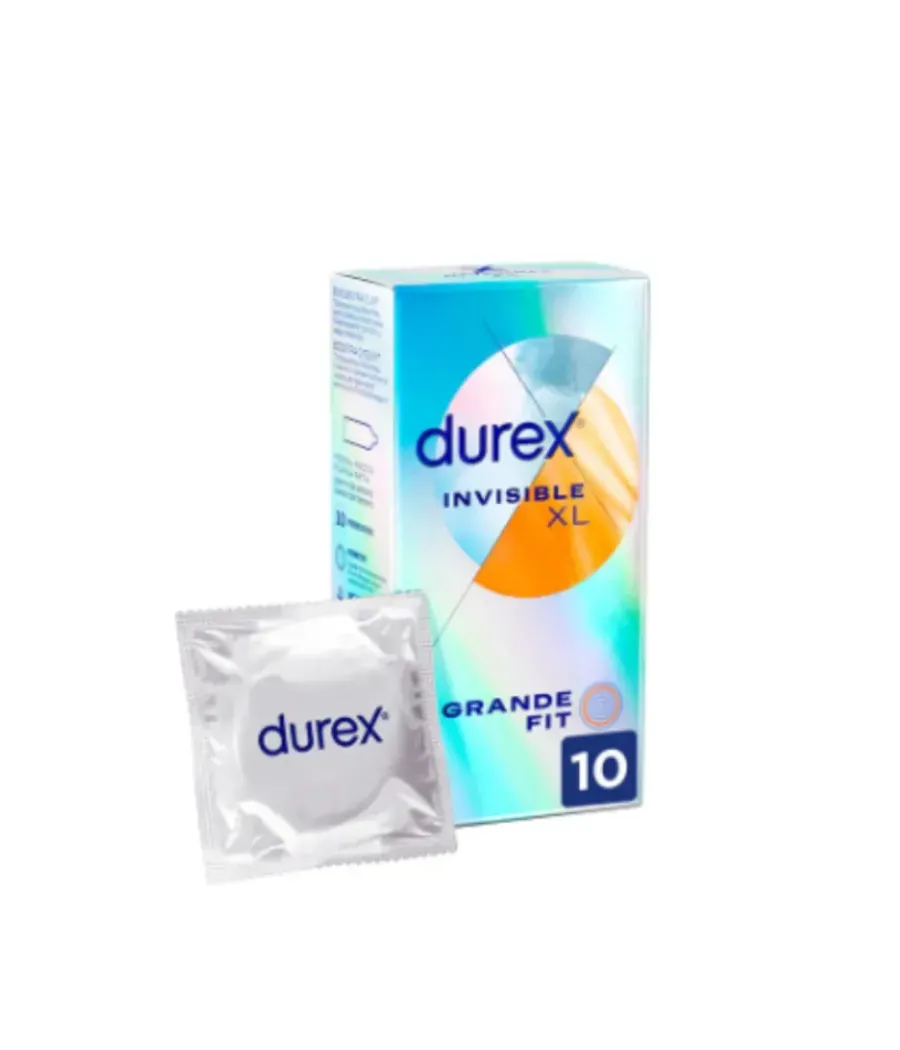 DUREX INVISIBLE XL 10 UNIDADES