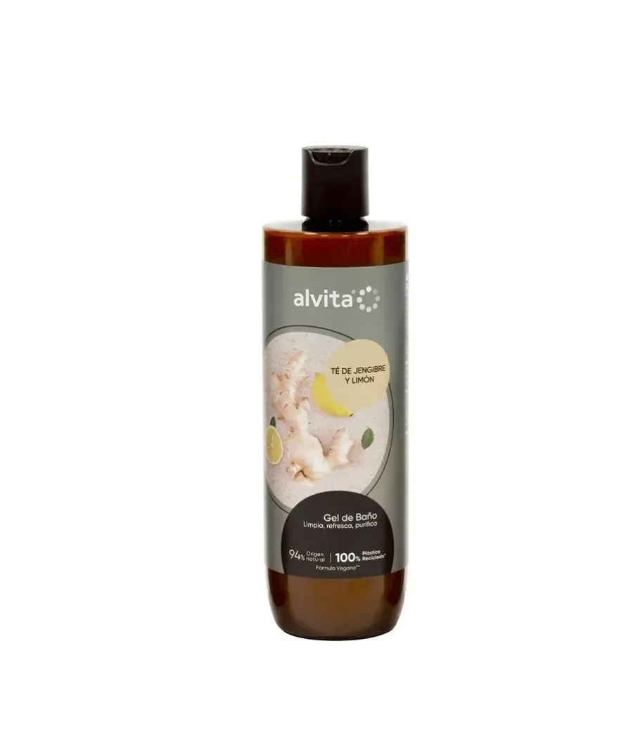 ALVITA GEL DE BAÑO TE DE JENJIBRE Y LIMON 400 ML