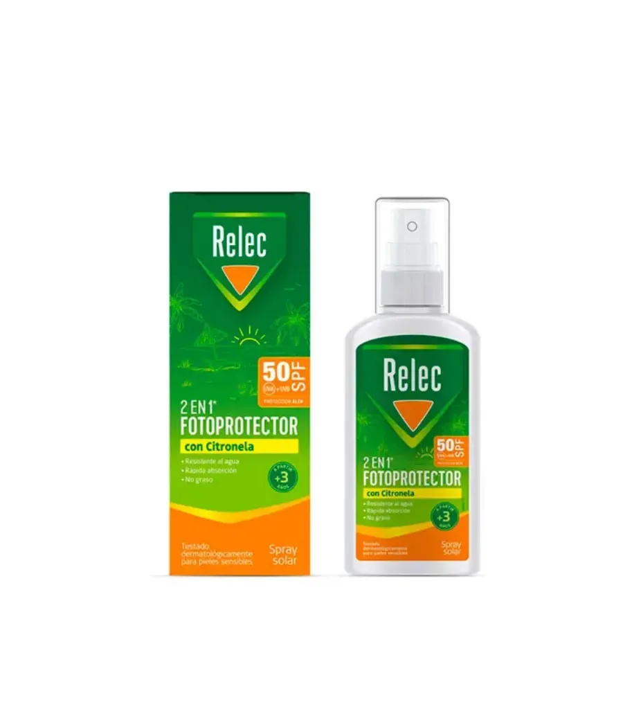 RELEC FOTOPROTECTOR SPF50 + CITRONELA 100 ML