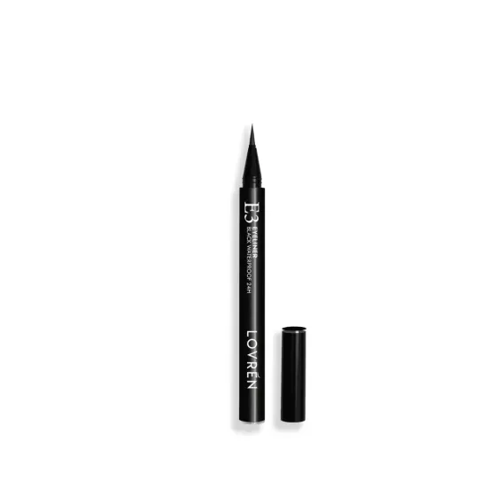 LOVREN E3 EYELINER NEGRO BLACK WATERPROOF 24 H 0,5 ML