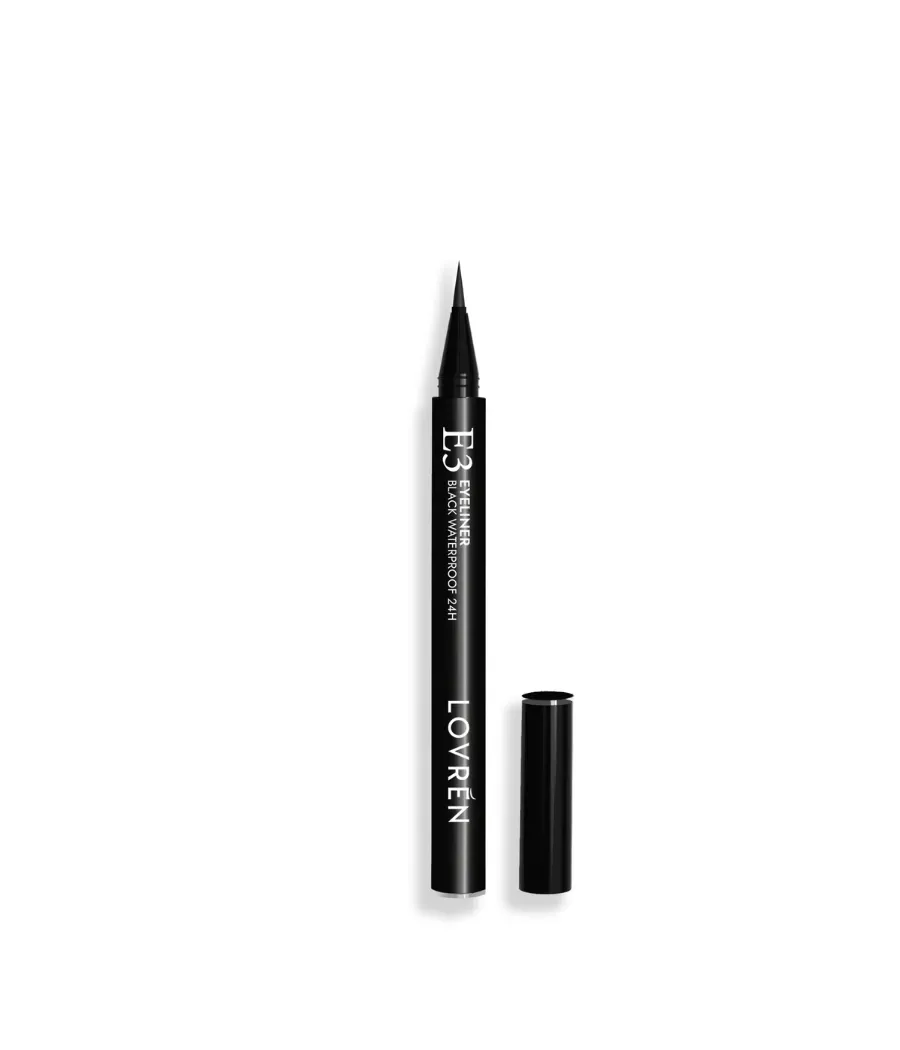 LOVREN E3 EYELINER NEGRO BLACK WATERPROOF 24 H 0,5 ML