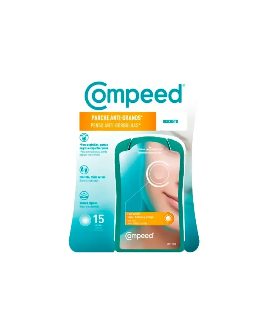 COMPEED ANTI GRANOS DISCRETO 15 UNIDADES