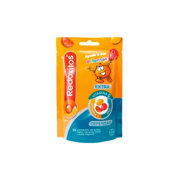 REDOXITOS EXTRA DEFENSAS SABOR NARANJA 25 CARAMELOS DE GOMA