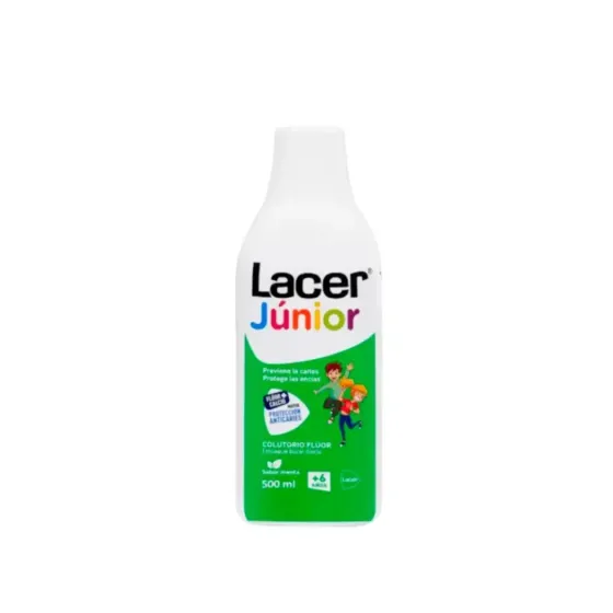 FLUOR LACER JUNIOR ENJUAGUE BUCAL DE USO DIARIO 500 ML