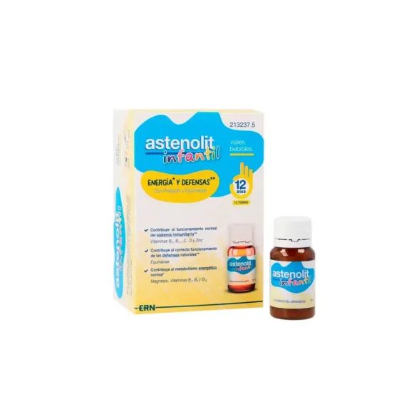 ASTENOLIT INFANTIL 12 VIALES 10 ML