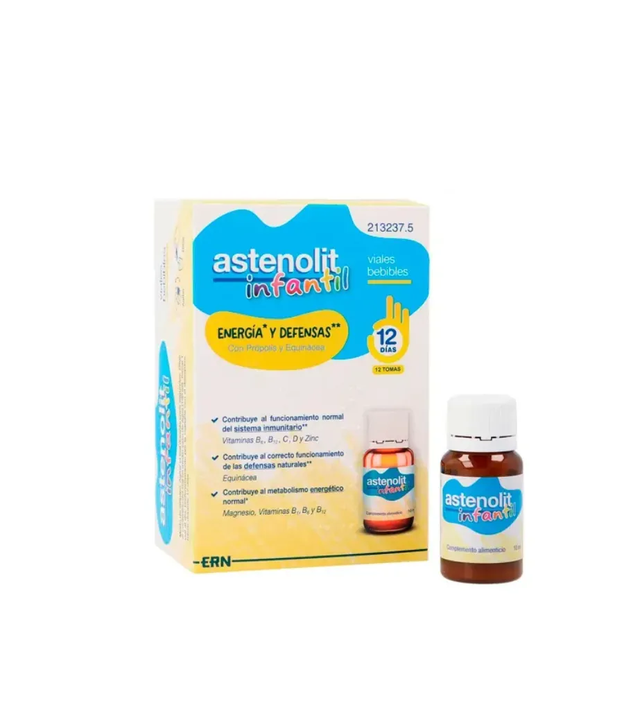 ASTENOLIT INFANTIL 12 VIALES 10 ML