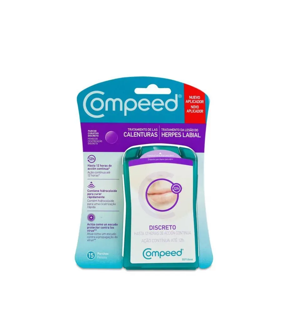 COMPEED PARCHE CALENTURAS HERPES 15 UNIDADES