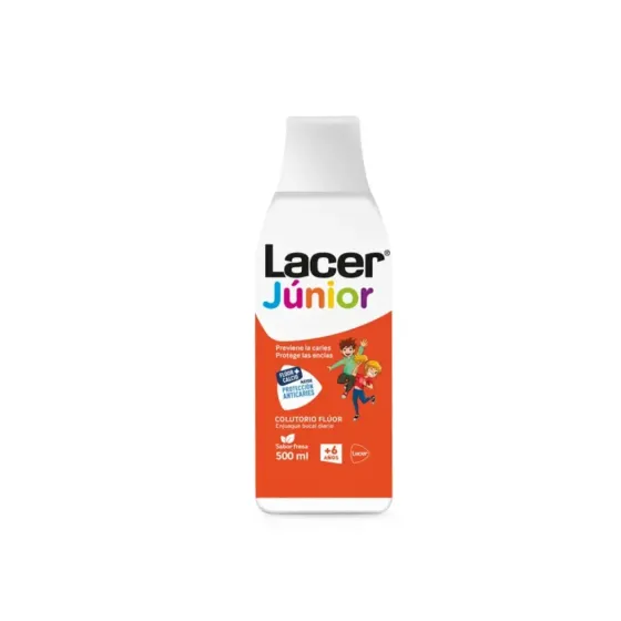 FLUOR LACER JUNIOR ENJUAGUE BUCAL DE USO DIARIO 500 ML