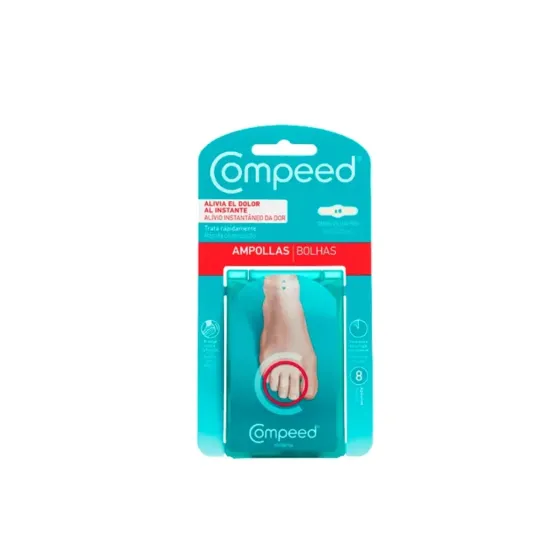 COMPEED AMPOLLAS HIDROCOLOIDE DEDOS PIES 8 UNIDADES