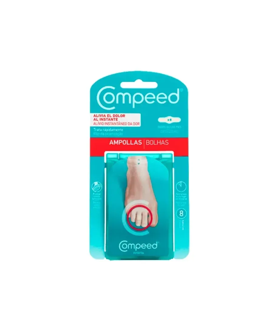 COMPEED AMPOLLAS HIDROCOLOIDE DEDOS PIES 8 UNIDADES