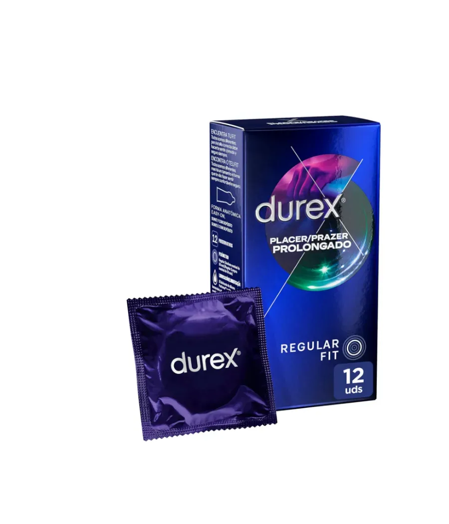 DUREX PLACER PROLONGADO 12 PRESERVATIVOS
