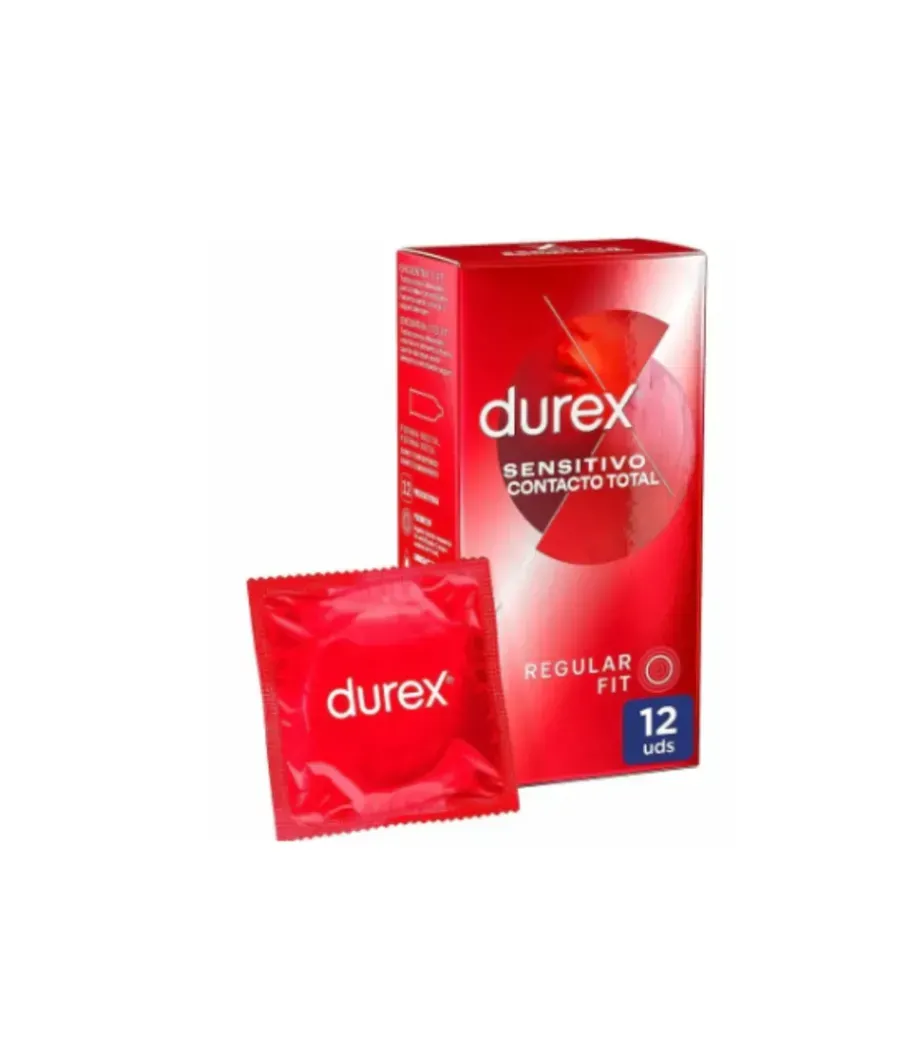 DUREX SENSITIVO CONTACTO TOTAL 12 PRESERVATIVOS