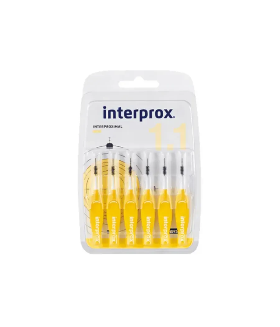 INTERPROX RECTO MINI CEPILLOS INTERDENTALES 6 UNIDADES