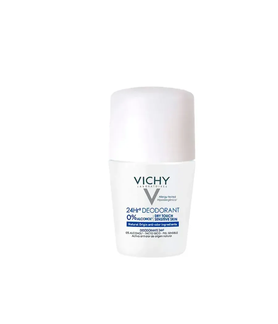 VICHY DESODORANTE 24 H SIN SALES DE ALUMINIO ROLL ON 50 ML