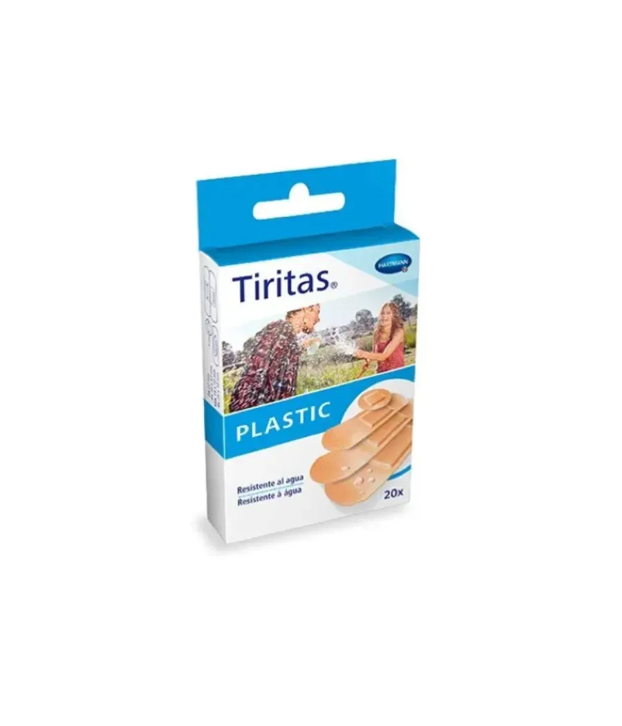 TIRITAS PLASTIC APOSITO ADHESIVO SURTIDO 4 TAMAÑOS 20 UNIDADES