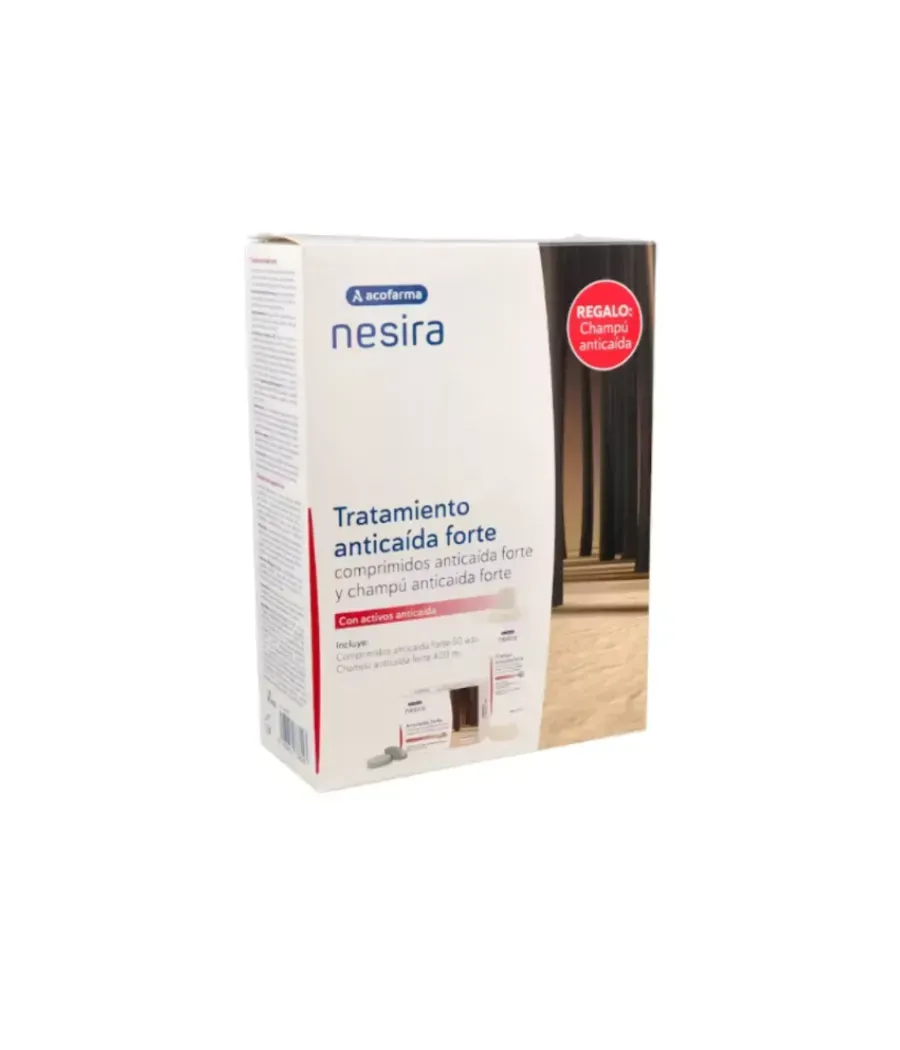 ACOFAR NESIRA ANTICAIDA COMPRIMIDOS 60 UNIDADES +CHAMPU 400 ML