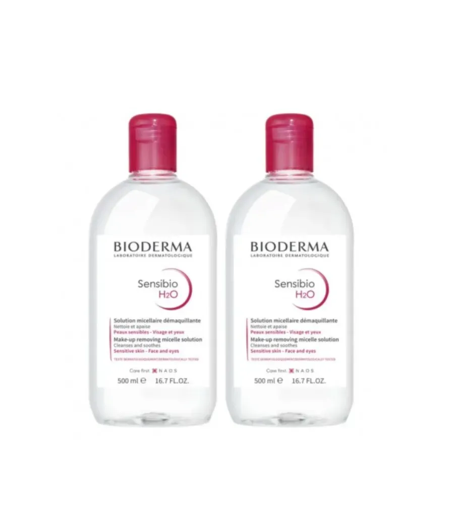 BIODERMA SENSIBIO H2O 2 UNIDADES 500 ML