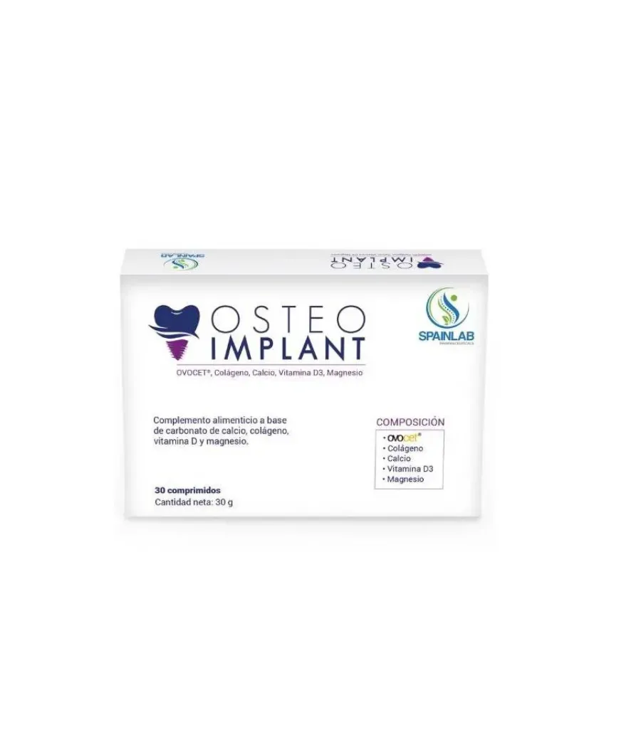 OSTEO IMPLANT 30 COMPRIMIDOS