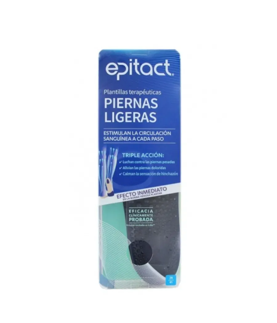 EPITACT PLANTILLAS PIERNAS LIGERAS TALLA M 39-41 2 UNIDADES