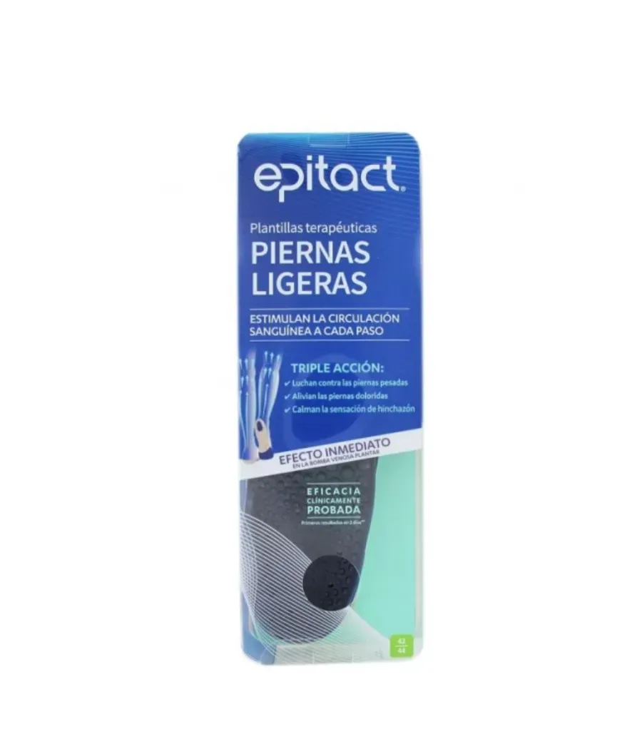 EPITACT PLANTILLAS PIERNAS LIGERAS TALLA L 42-44 2 UNIDADES