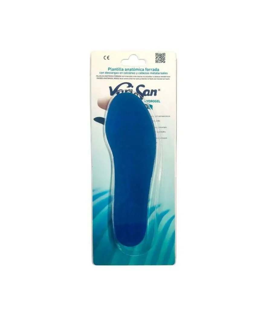 VARISAN HYDROGEL PLANTILLA ANATOMICA FORRADA TALLA 39/40 1 PAR