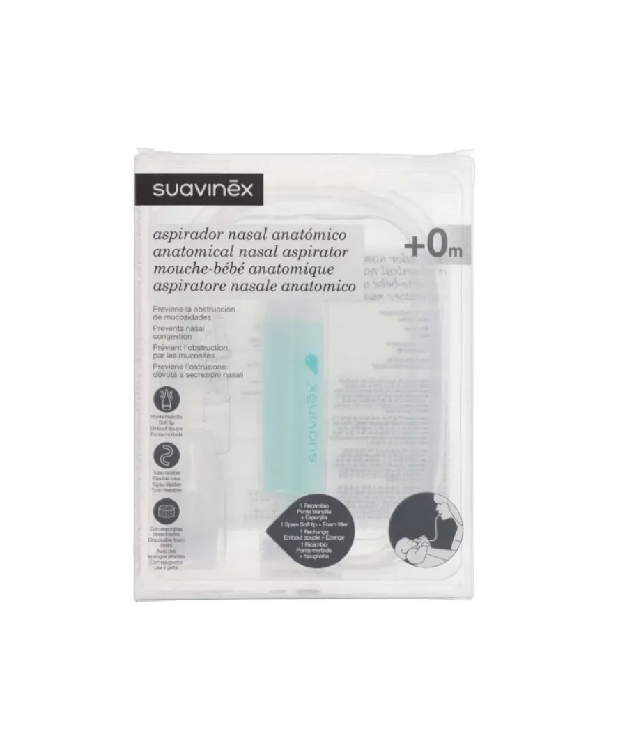 SUAVINEX ASPIRADOR NASAL ANATOMICO +0 MESES 1 UNIDAD