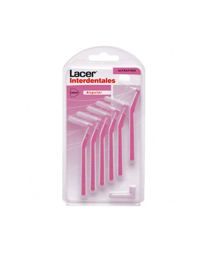 LACER CEPILLO INTERDENTAL ANGULAR ULTRAFINO 6 UNIDADES