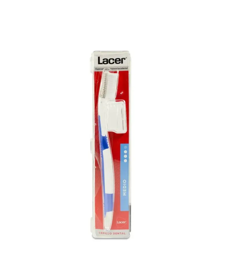 LACER CEPILLO DENTAL ADULTO MEDIO 1 UNIDAD