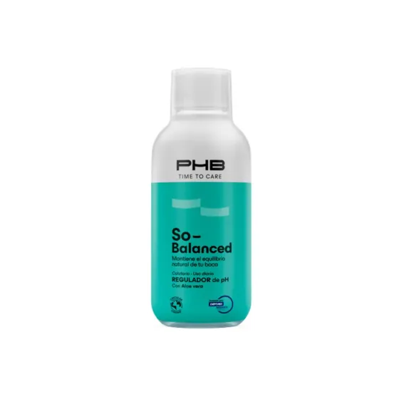 PHB TIME TO CARE SO BALANCED COLUTORIO SABOR MENTA SUAVE 300 ML