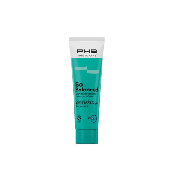 PHB TIME TO CARE SO BALANCED DENTRIFICO SABOR MENTA SUAVE 75 ML