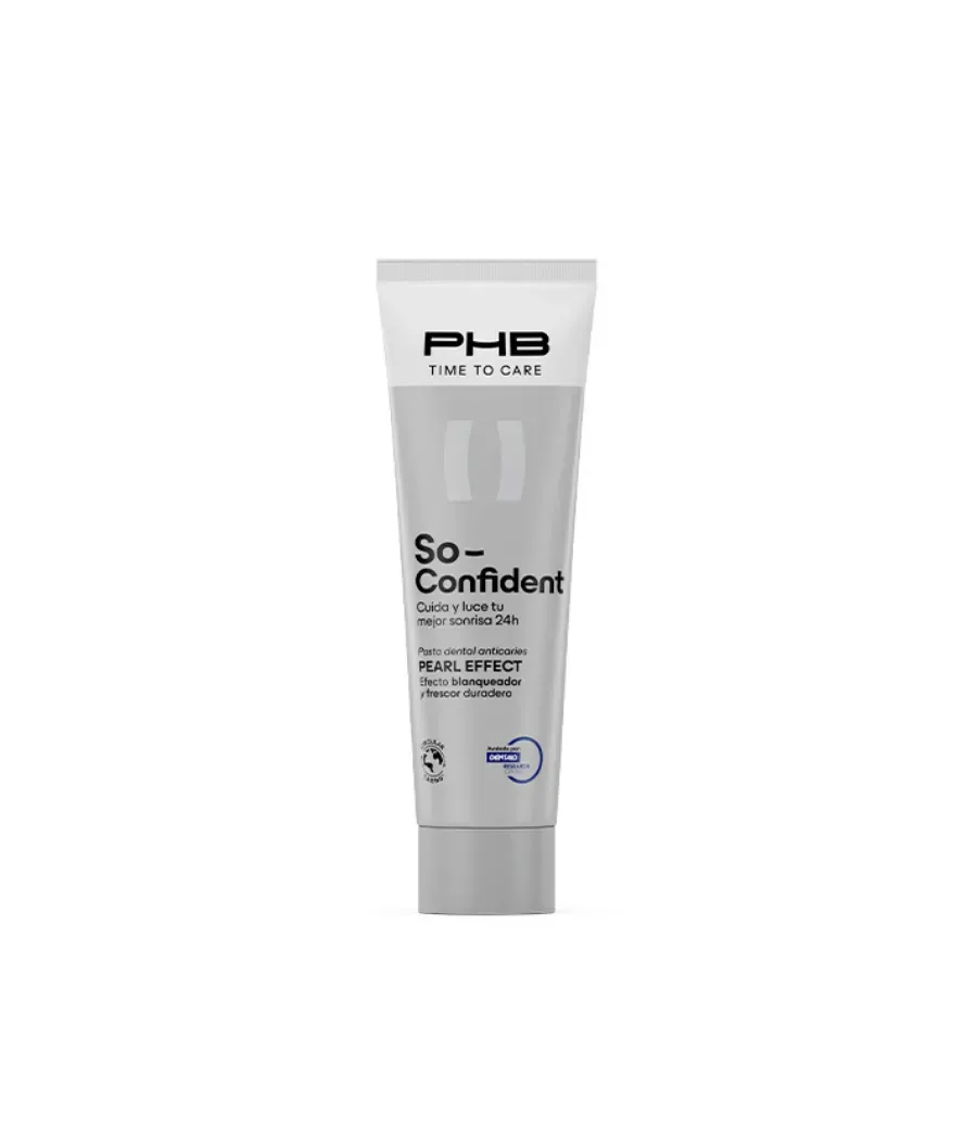 PHB TIME TO CARE SO CONFIDENT DENTRIFICO SABOR MENTOLADO 75 ML