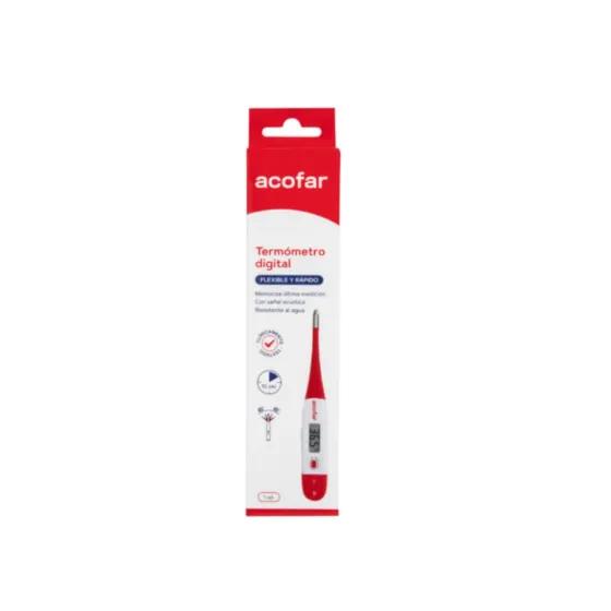 ACOFAR TERMOMETRO DIGITAL FLEXIBLE RAPIDO 1 UNIDAD