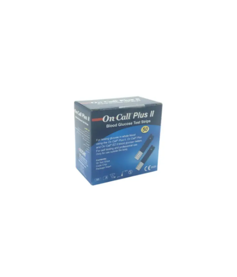 ON CALL PLUS TIRAS REACTIVAS GLUCEMIA 50 UNIDADES