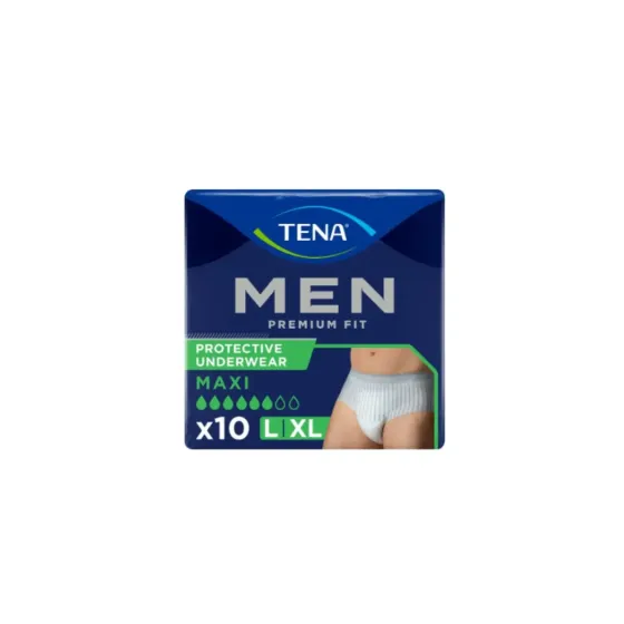 TENA MEN PANTS PREMIUM FIT TALLA L-XL 10 UNIDADES