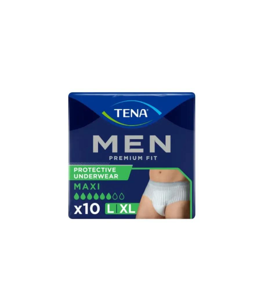 TENA MEN PANTS PREMIUM FIT TALLA L-XL 10 UNIDADES