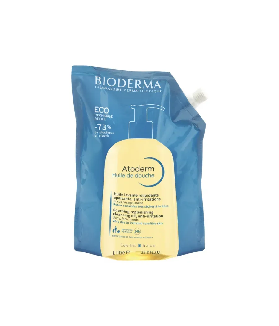 BIODERMA ATODERM ACEITE DE DUCHA 1 LITRO ECO-RECARGABLE