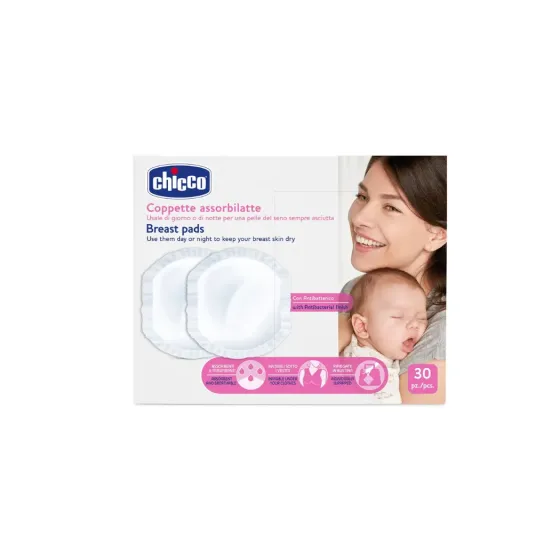 CHICCO SENSITIVE DISCOS PROTEGEMAMAS 30 UNIDADES