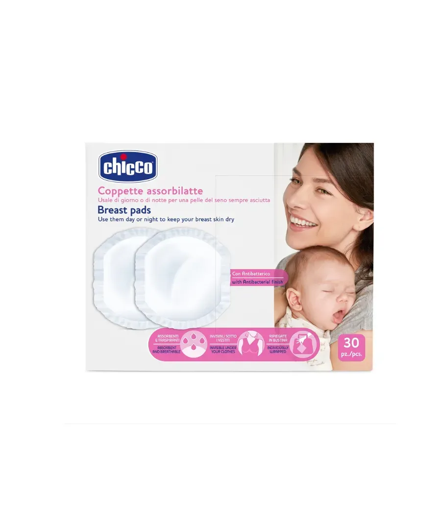 CHICCO SENSITIVE DISCOS PROTEGEMAMAS 30 UNIDADES