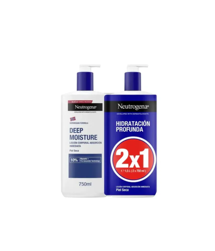 NEUTROGENA LOCION HIDRATACION PROFUNDA 2 x 750 ML