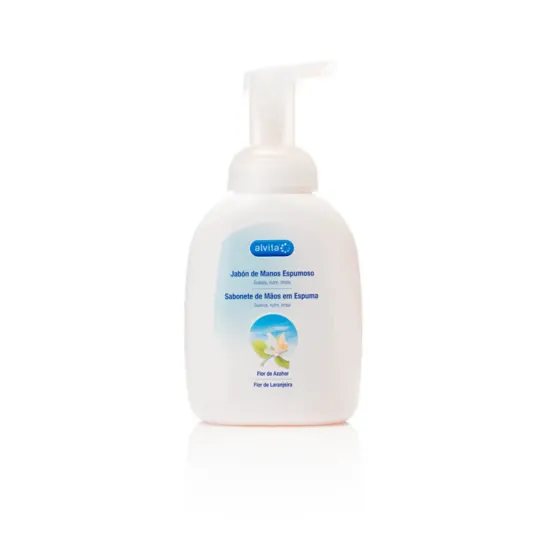 ALVITA JABON DE MANOS ESPUMOSO FLOR DE AZAHAR 250 ML