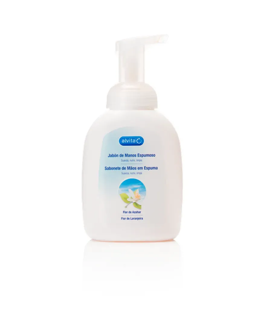 ALVITA JABON DE MANOS ESPUMOSO FLOR DE AZAHAR 250 ML