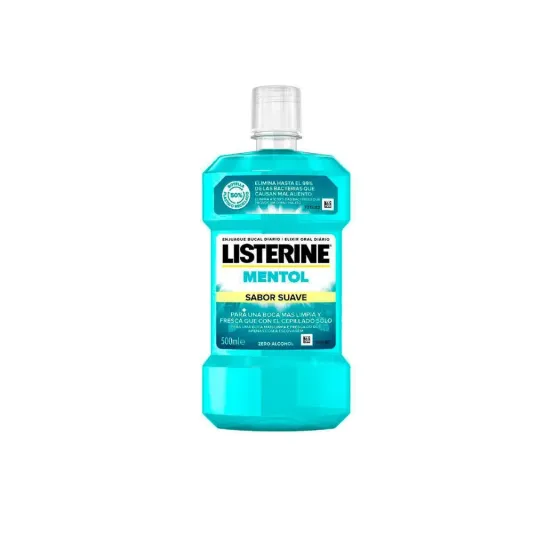 LISTERINE MENTOL SUAVE ZERO 750 ML