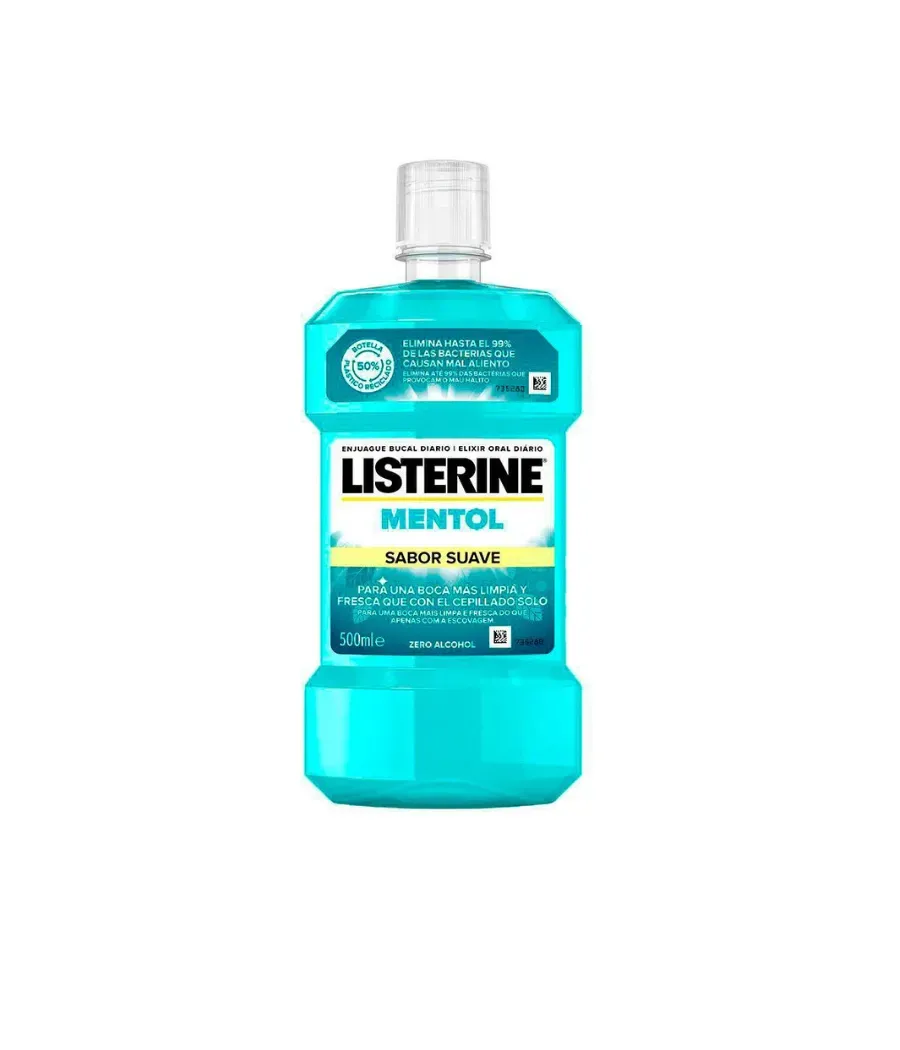 LISTERINE MENTOL SUAVE ZERO 750 ML