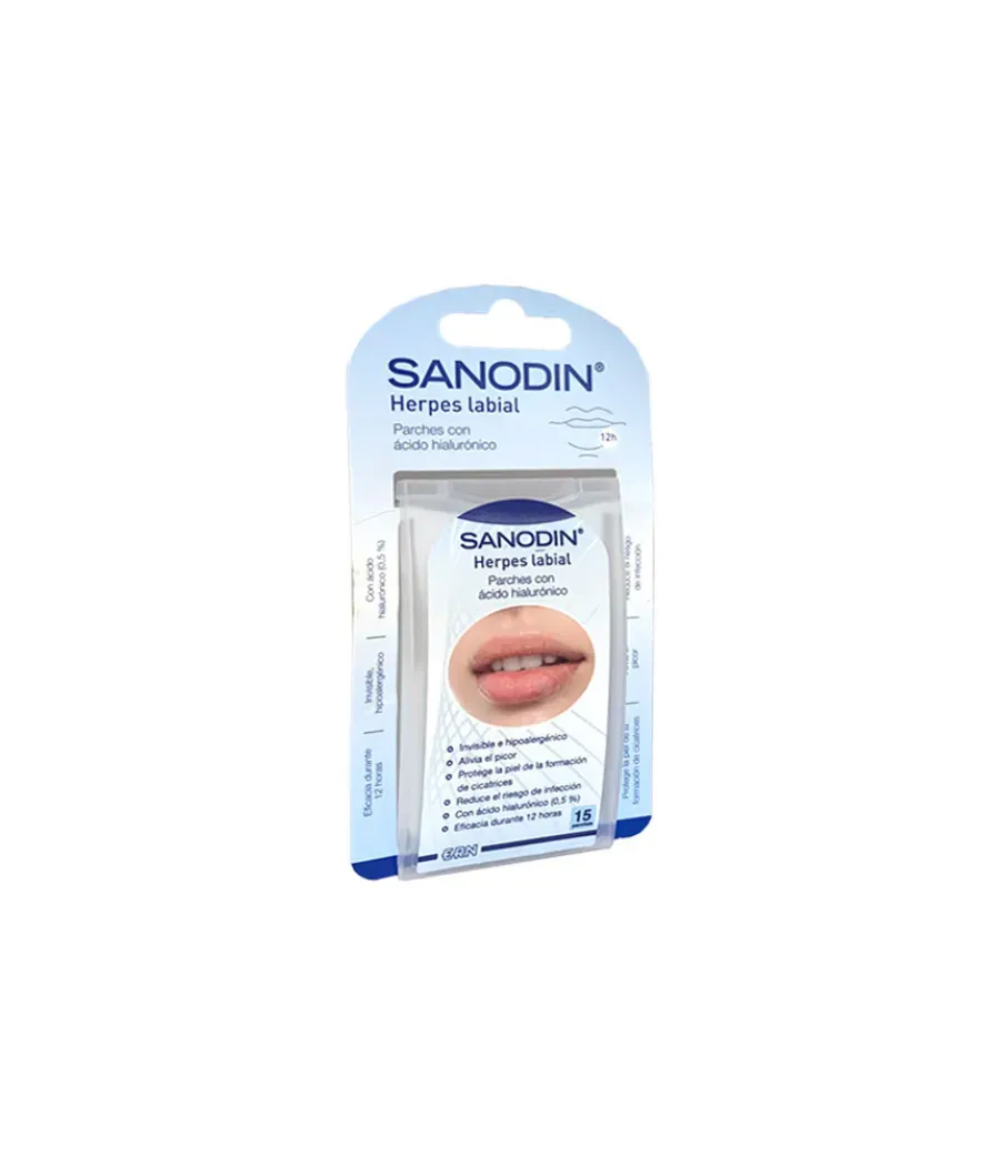 SANODIN HERPES LABIAL 15 PARCHES