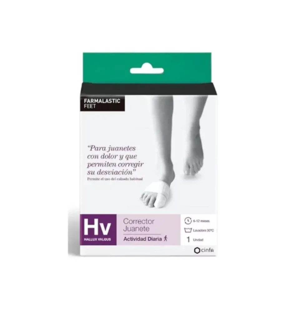 FARMALASTIC FEET CORRECTOR JUANETE TALLA GRANDE 1 UNIDAD