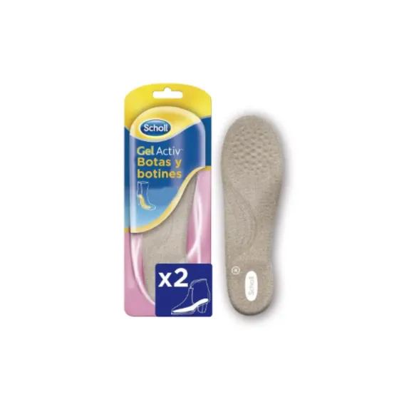 SCHOLL PLANTILLAS GEL ACTIV BOTAS Y BOTINES 1 PAR