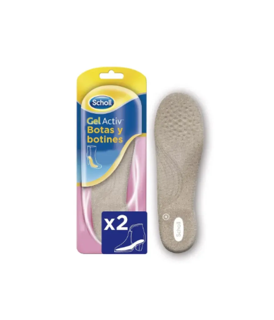 SCHOLL PLANTILLAS GEL ACTIV BOTAS Y BOTINES 1 PAR